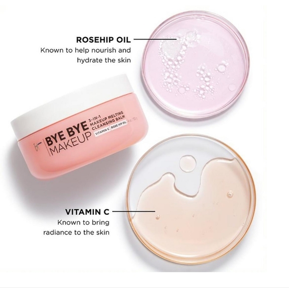 IT Cosmetics Bye Bye Makeup 3-ib n-1 Makeup Melting Cleansing Balm, 4oz, New - Picture 6 of 6